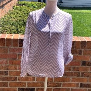 a.n.a. Sheer Tunic. Size L